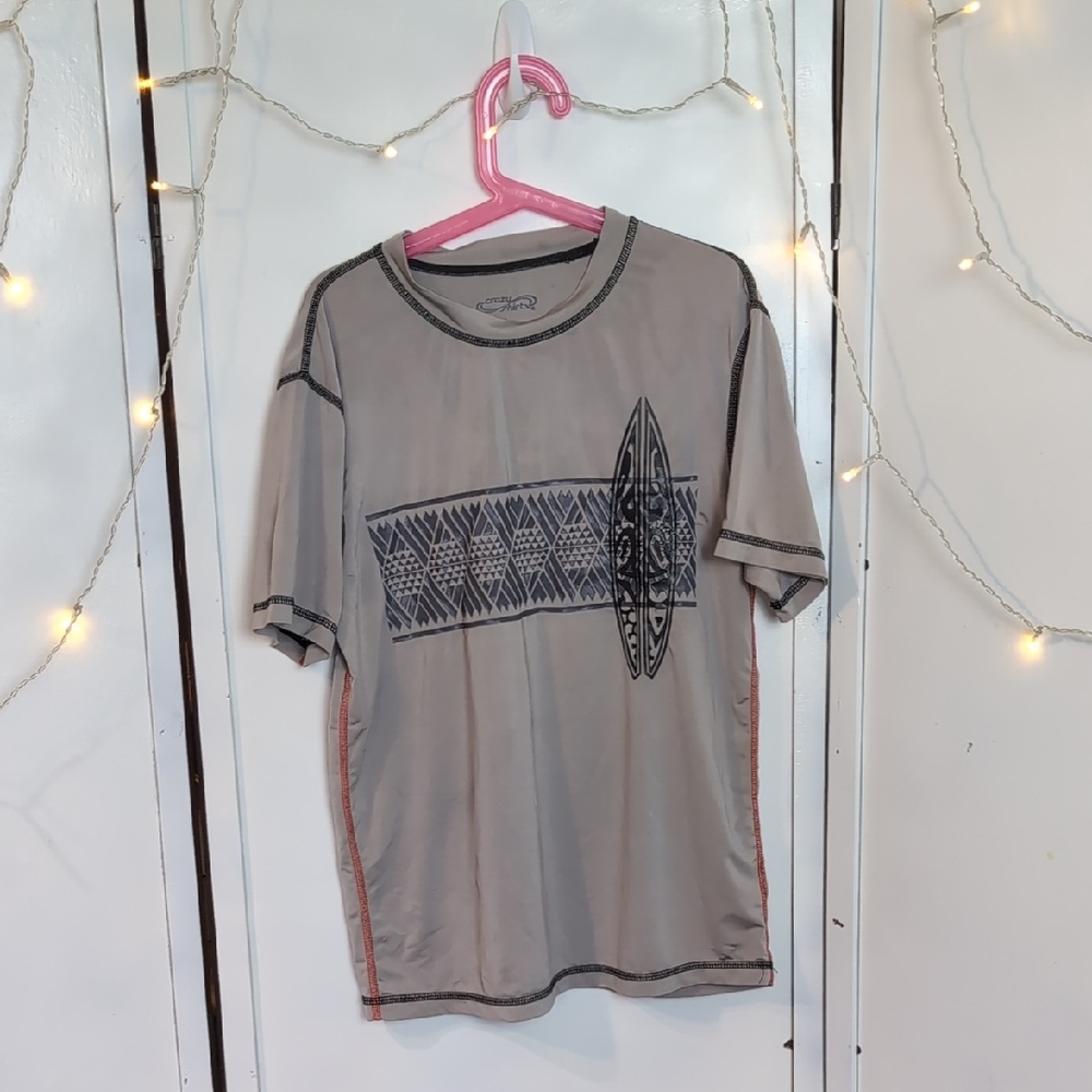 Kids Surf-Inspired Gray Rashguard